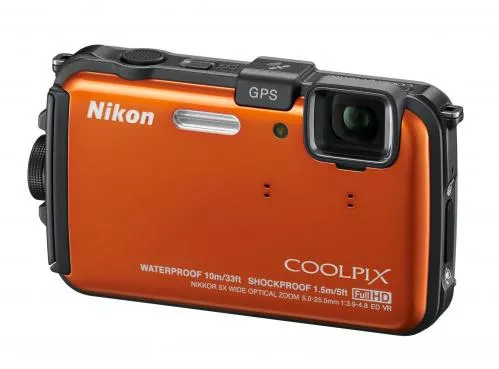 Nikon COOLPIX AW100 ORANGE, neuwertige DEMOWARE (unbenutzt)